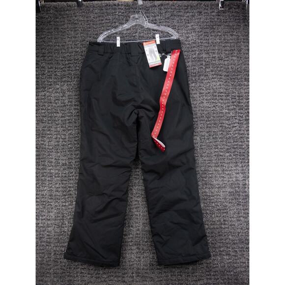 Free Country Ski Snow Pants Mens XL Black Elastic Waist Lined Soft Shell NWT - Picture 13 of 16